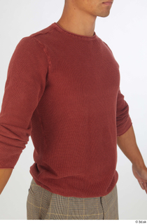Nathaniel casual dressed red sweater upper body 0008.jpg